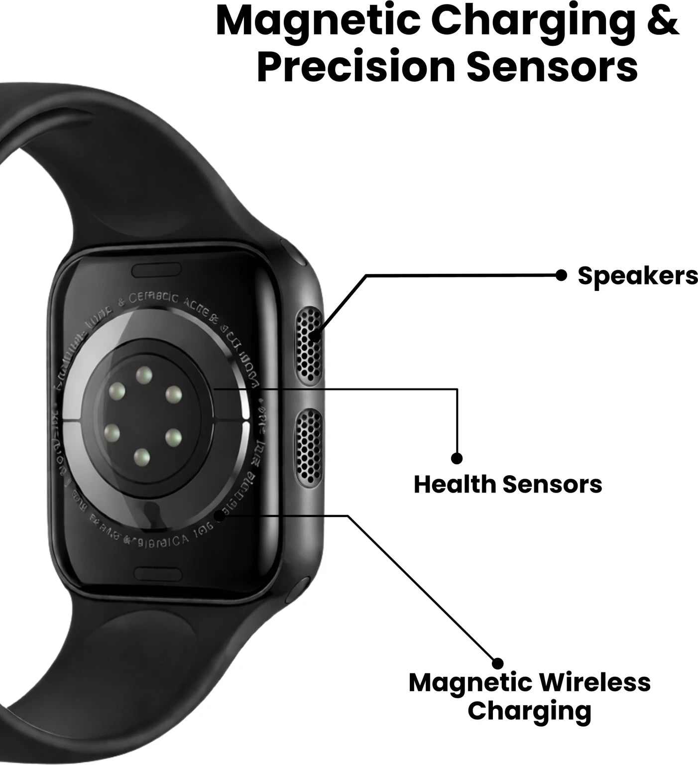 OPINIA Lexasfit WatchX Smartwatch – AMOLED Display, Bluetooth Calling, Wireless Charging & Fitness Tracker Watch