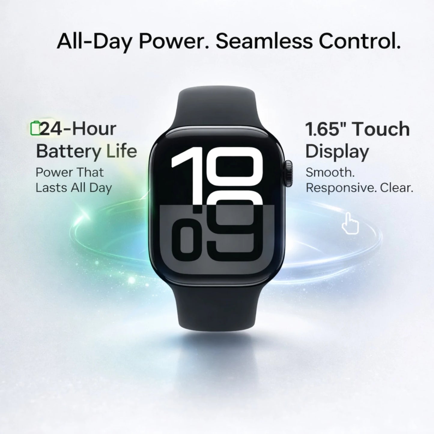 Ultra 10 Smartwatch – 2.1” AMOLED HD Display, Bluetooth Calling, Wireless Charging & Fitness Tracker