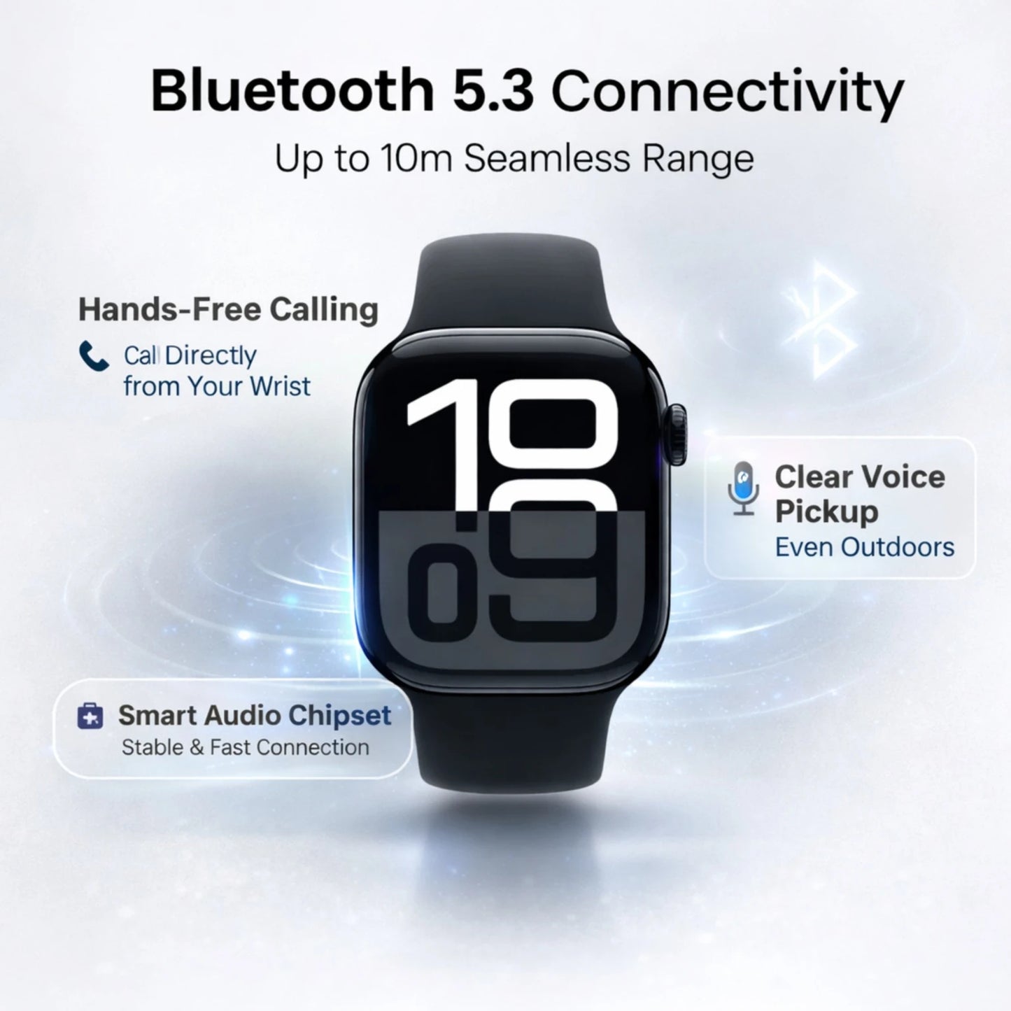 Ultra 10 Smartwatch – 2.1” AMOLED HD Display, Bluetooth Calling, Wireless Charging & Fitness Tracker