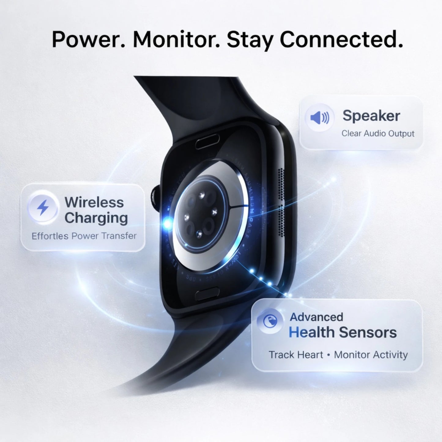 Ultra 10 Smartwatch – 2.1” AMOLED HD Display, Bluetooth Calling, Wireless Charging & Fitness Tracker