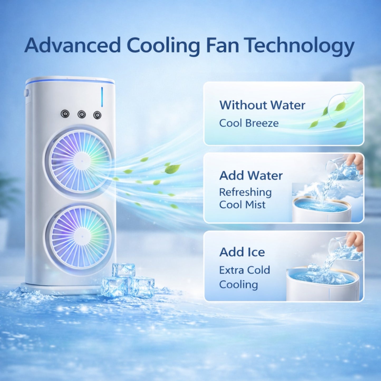 Opinia USB Cooler Easy to Carry, 2000 mAh Rechargable Battery with Remote Control flip 2.O cooler USB Air Cooler