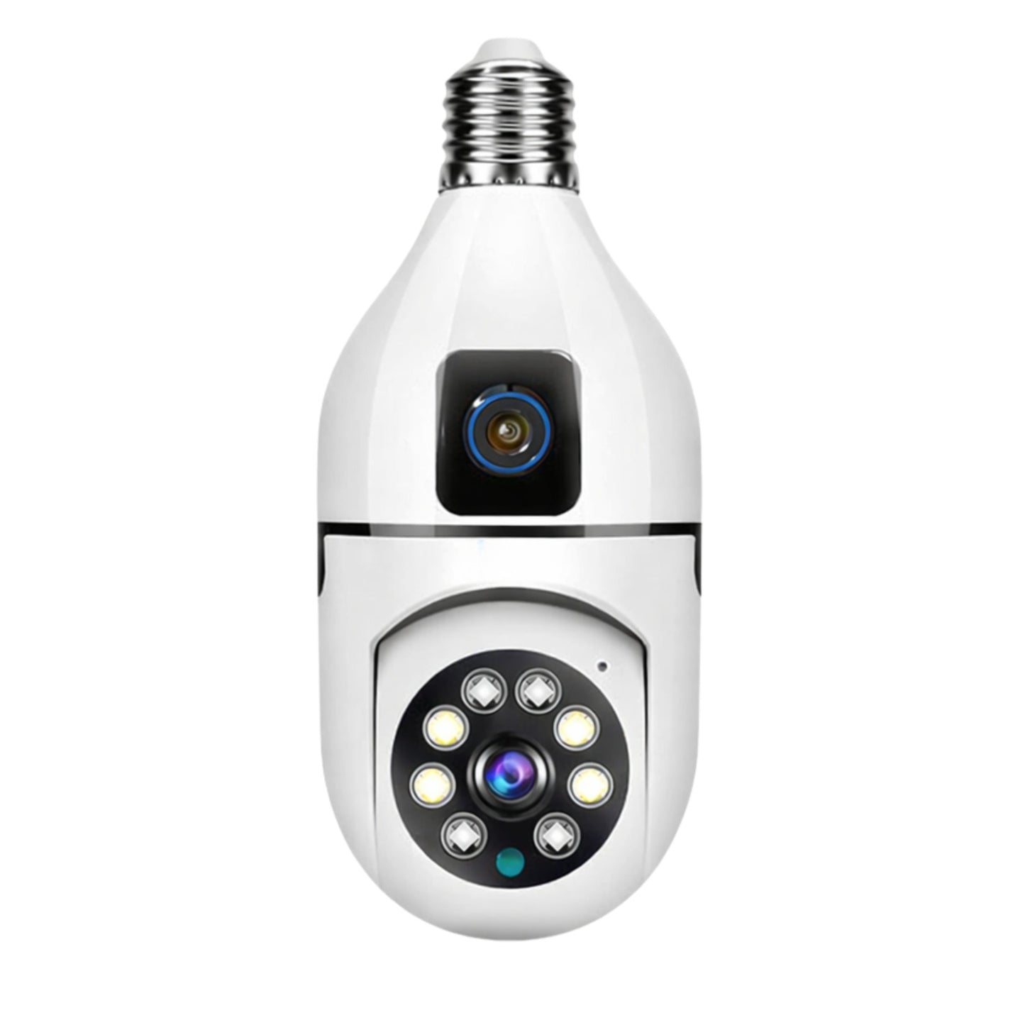 OPINIA Dual Lens Smart Wi-Fi Holder Camera with Night Vision, Live View & Two-Way Audio Security Camera