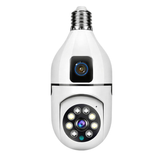 OPINIA Dual Lens Smart Wi-Fi Holder Camera with Night Vision, Live View & Two-Way Audio Security Camera