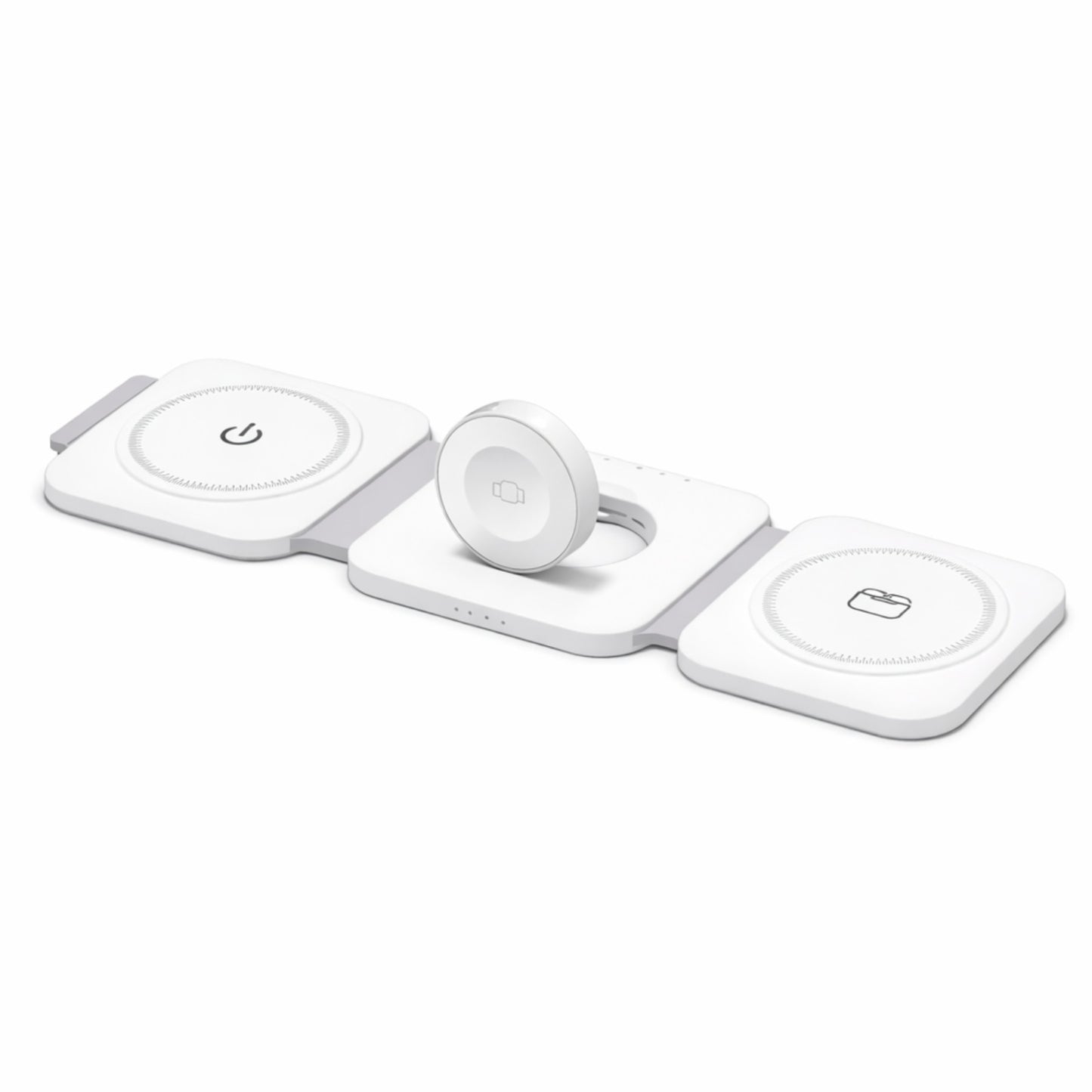 3-in-1 Magnetic Wireless Charger – Fast Charging Station for Smartphone, Smartwatch & Earbuds (15W)