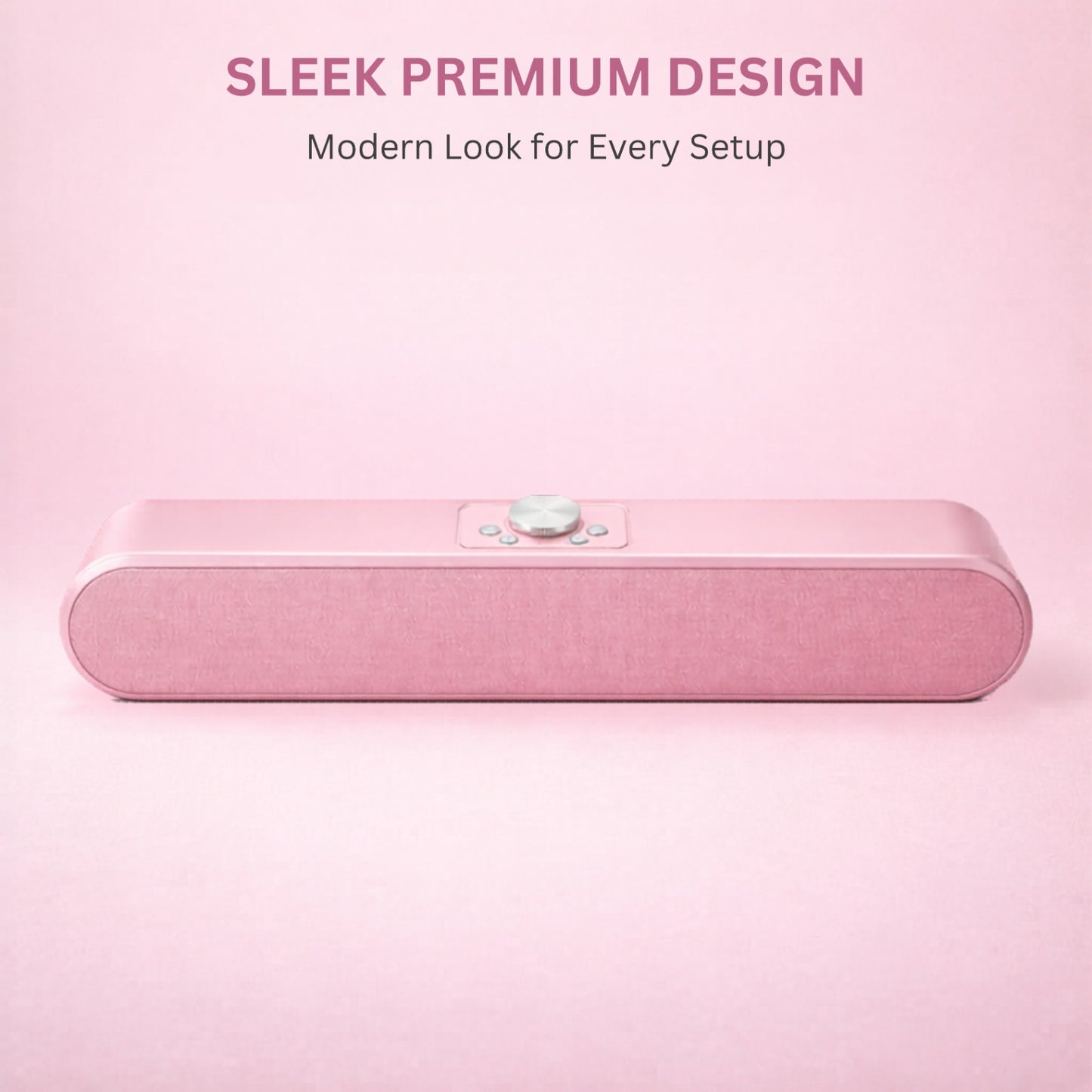 OPINIA Stereo Soundbar, Clear Sound with Bass, 1800 mAh Battery 16W Bluetooth Soundbar