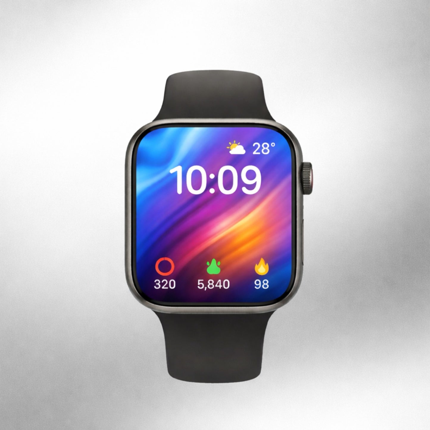OPINIA Lexasfit WatchX Smartwatch – AMOLED Display, Bluetooth Calling, Wireless Charging & Fitness Tracker Watch