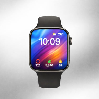 OPINIA Lexasfit WatchX Smartwatch – AMOLED Display, Bluetooth Calling, Wireless Charging & Fitness Tracker Watch