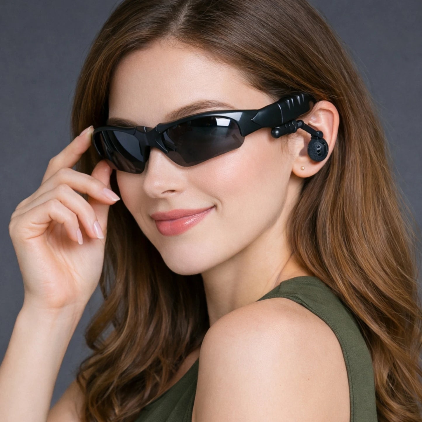 Bluetooth Smart Sunglasses with Wireless Earphones – UV Protection, Hands-Free Calling & Music Glasses