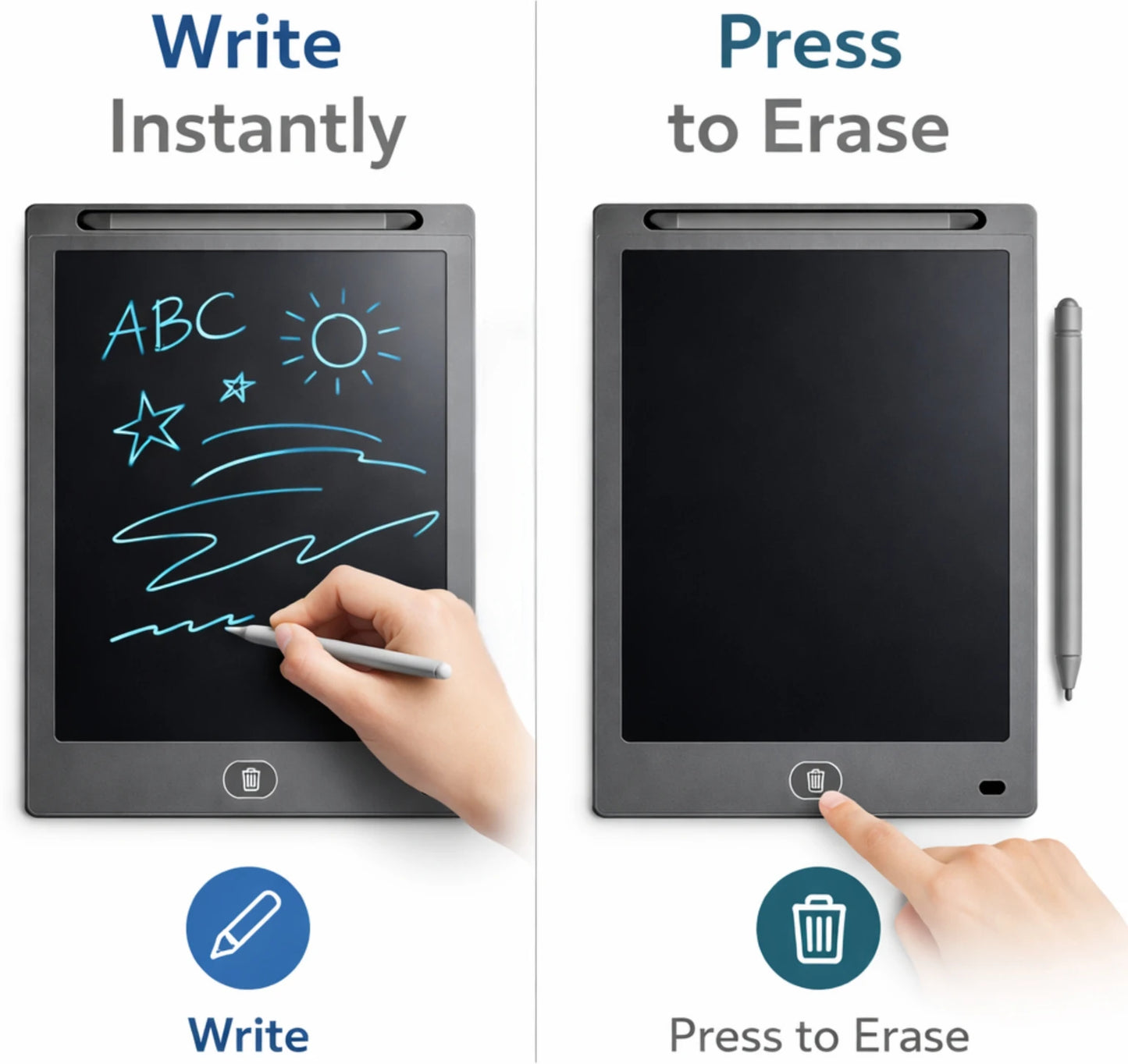 OPINIA LCD Writing Pad with Screen 16 inch for Drawing, Playing, Handwriting for Kids