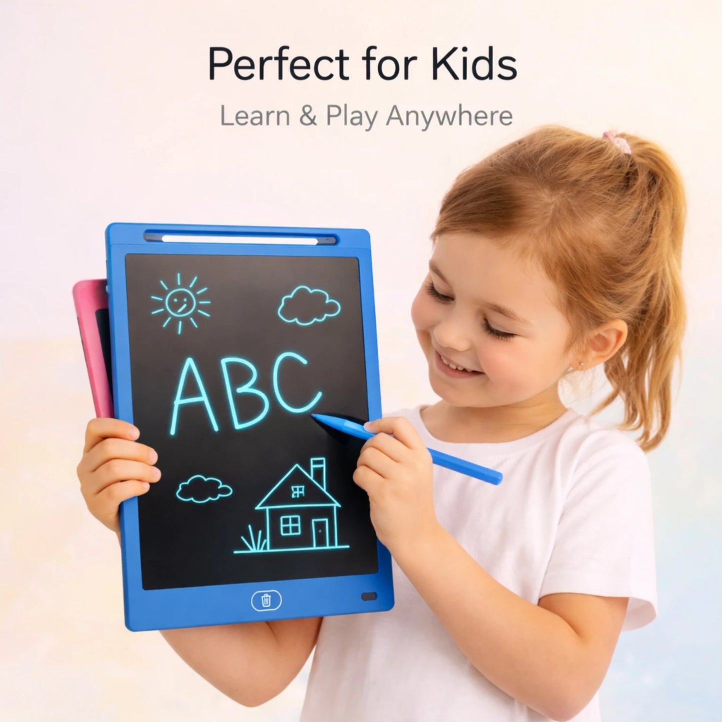 OPINIA LCD Writing Pad with Screen 12-inch for Drawing, Playing, Handwriting for kids