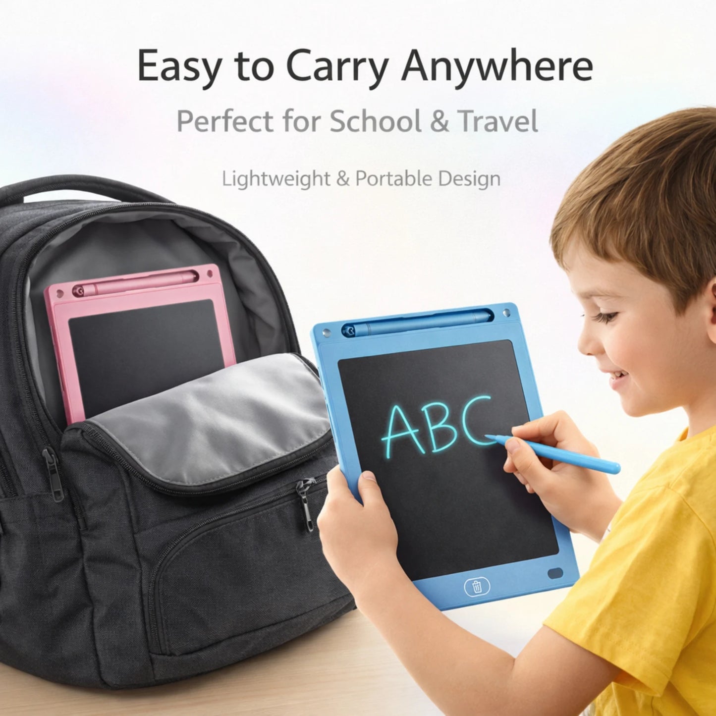 OPINIA LCD Writing Pad with Screen 8.5-inch for Drawing, Playing, Handwriting for Kids