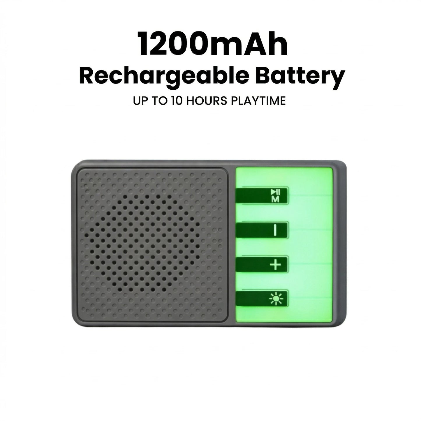 M413SP Portable Bluetooth Speaker – 5W Bass Sound, RGB Lights, TWS Pairing, FM Radio & Multi-Mode Playback
